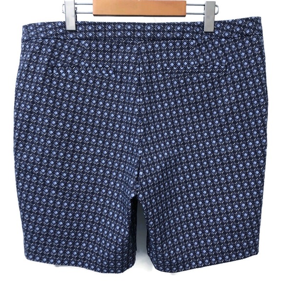 MARIO SERRANI Italy Blue & White Bermuda Shorts 16 - Picture 2 of 16